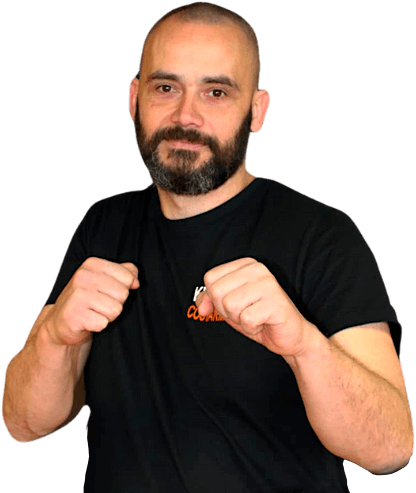 Portrait de François Reboussin, entraineur, instructeur et coach de krav maga